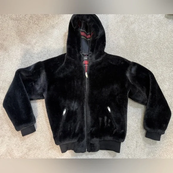 The Kooples Black Fleece Puffer Jacketsize 1 equivalent to size SmallEUC
